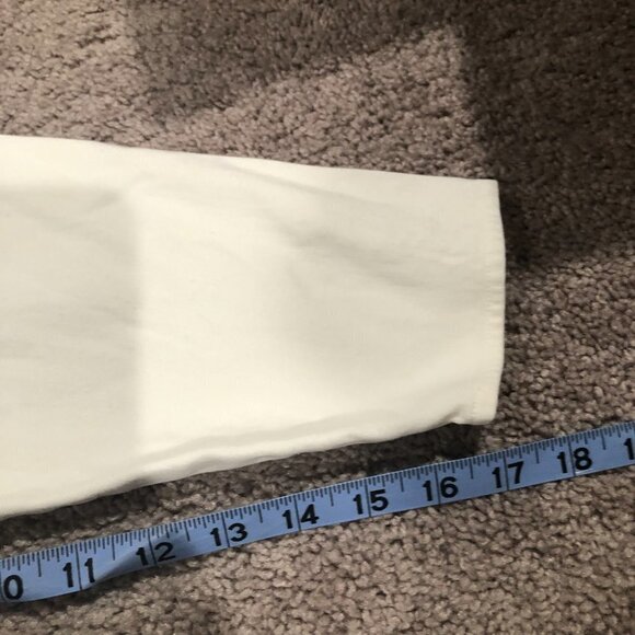 Victoria's Secret Gold Tag Vintage White Cream Embroidered Tunic Night Shirt - Picture 7 of 8